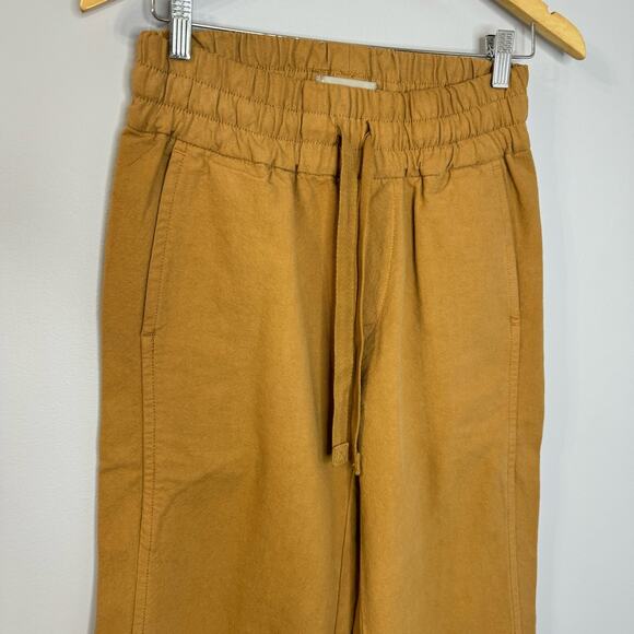 Everlane The Canvas Organic Cotton Pull-On Pant Relaxed Fit Cappuccino - Picture 7 of 13